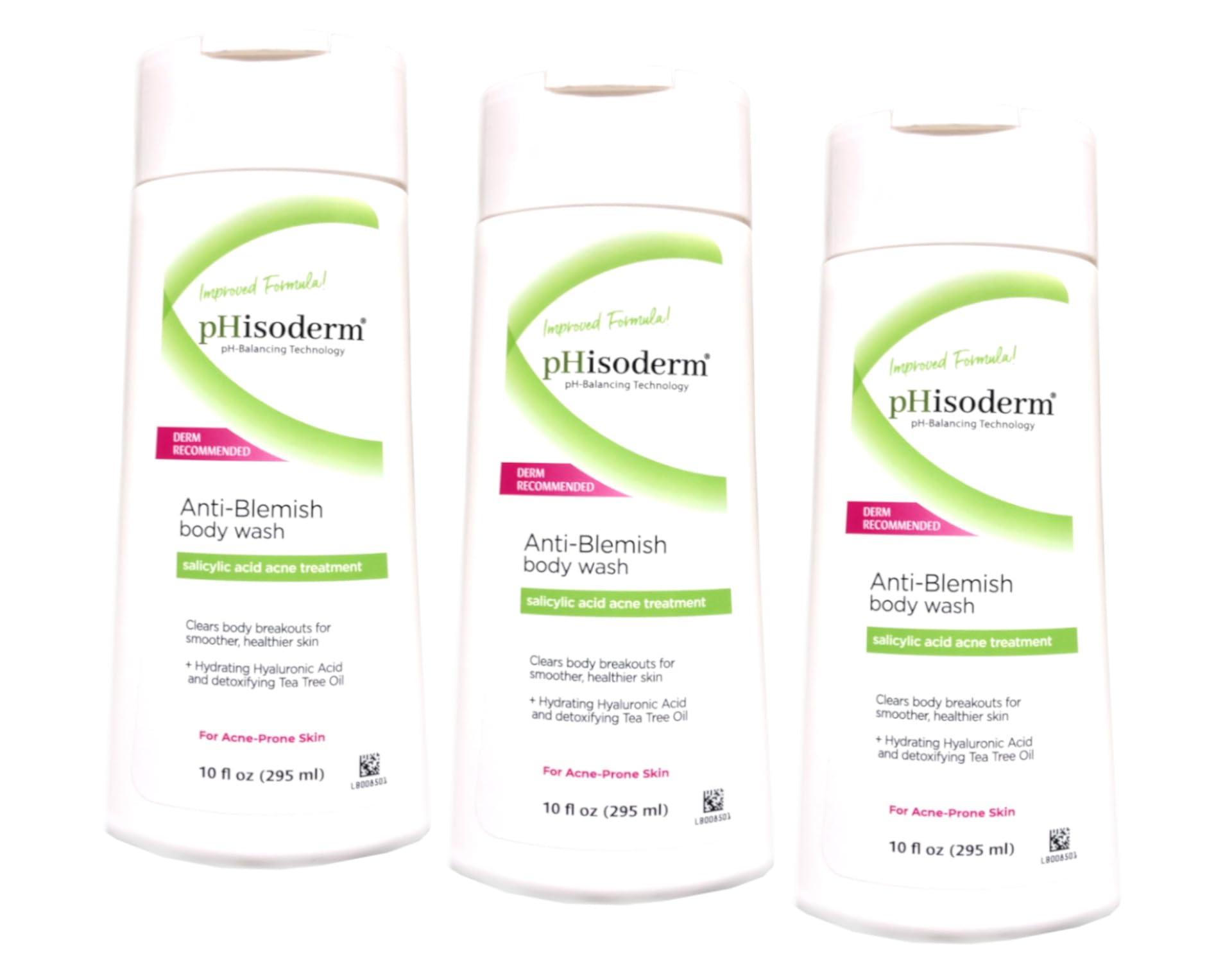 Phisoderm, rinçage clair sans résidu, peau fraîche après la douche.
