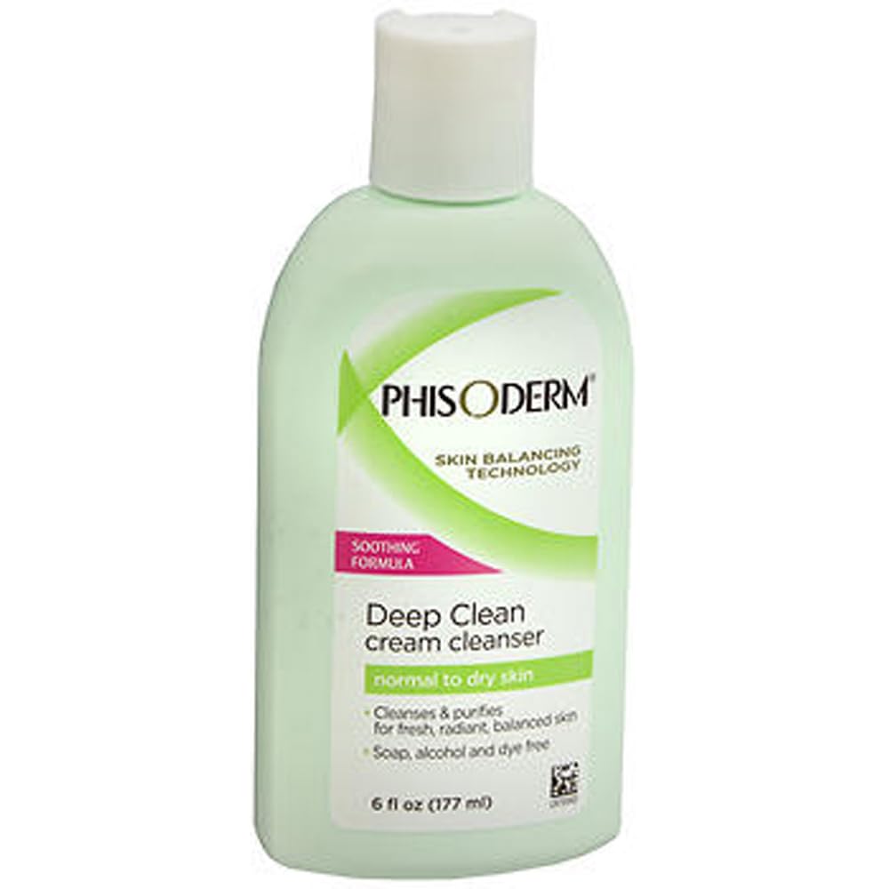 Phisoderm nettoyant crème profond pour peau sèche, hydratant et équilibrant le pH.
