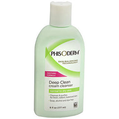 Phisoderm nettoyant crème profond pour peau sèche, hydratant et équilibrant le pH.