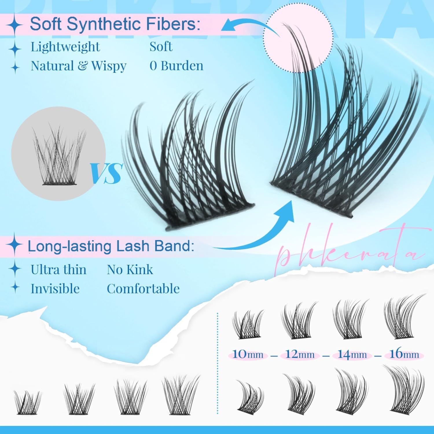 PHKERATA bond et seal: tenue fiable pour vos cils.