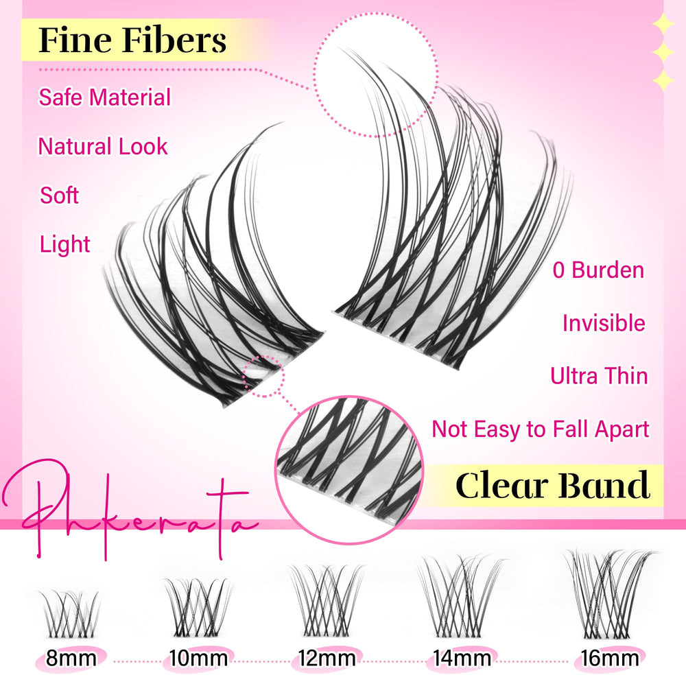 PHKERATA pinces a cils precisess pour placer les clusters facilement