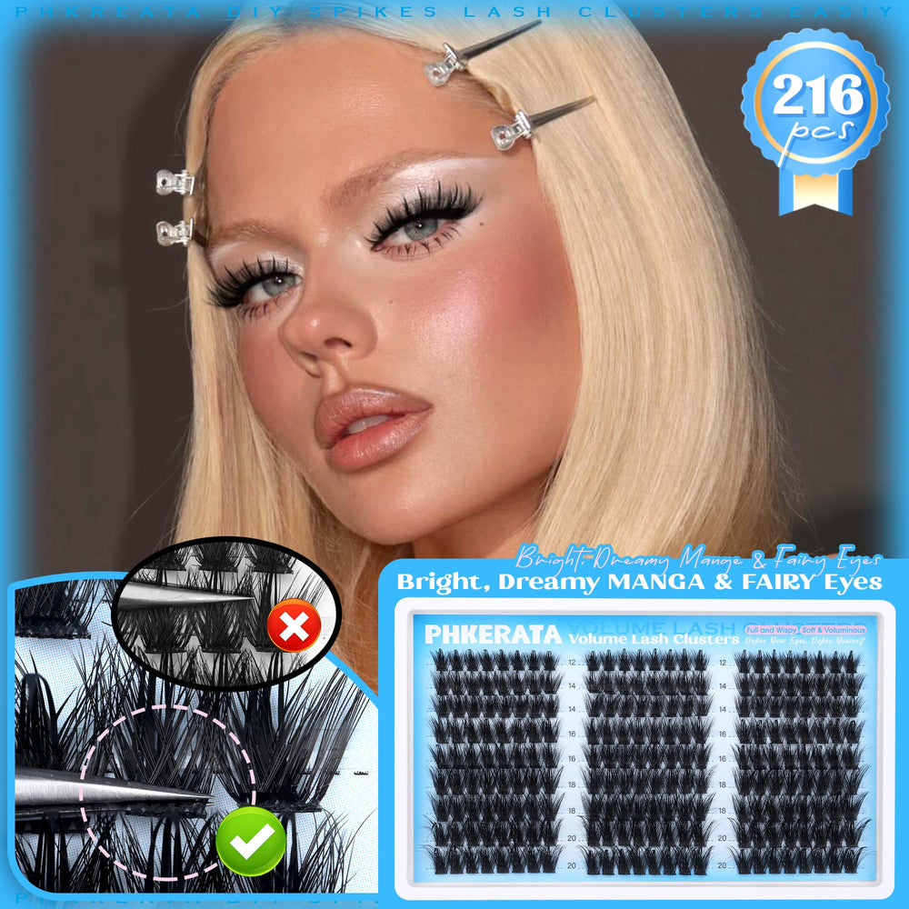 PHKERATA extensions volume pour un regard glamour sans effort quotidien.