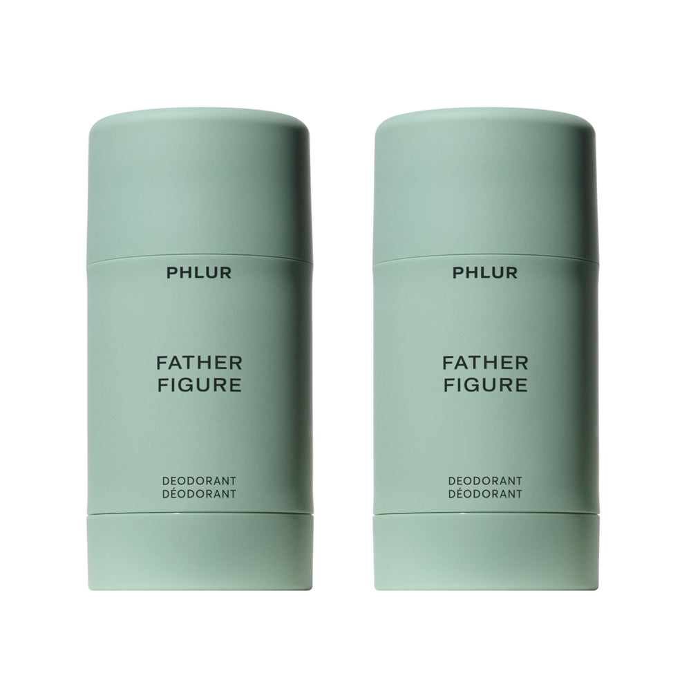 PHLUR Father Figure — bouteille de déodorant montrée pour une protection naturelle toute la journée