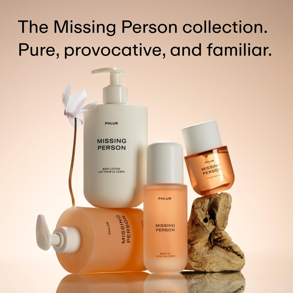 PHLUR Missing Person usage quotidien – idéal pour une hydratation légère au quotidien.