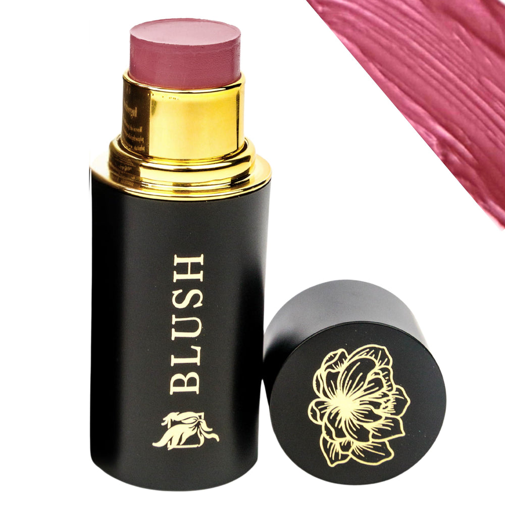 Phoenix Beauty Creme-blush-stick offre une application fluide pour un teint rosé durable.