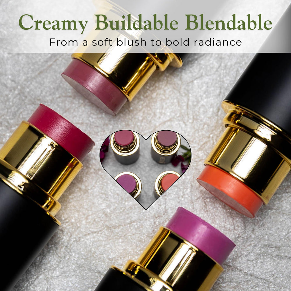 Phoenix Beauty Stick teinte lèvres-visage offre couleur polyvalente et hydratation légère.