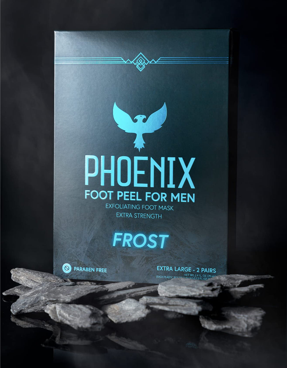 Phoenix Foot Peel application rapide, effet menthol rafraîchissant.