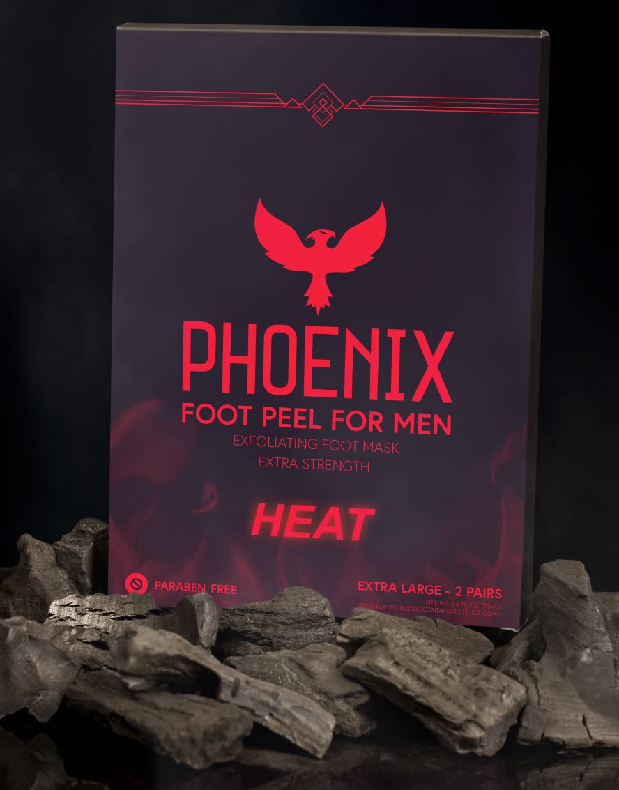 Phoenix Foot Peel pour homme – arôme cannelle et chaleur naturelle.