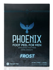 Phoenix Foot Peel homme extra-large menthol, sensation fraîche et revitalisante.