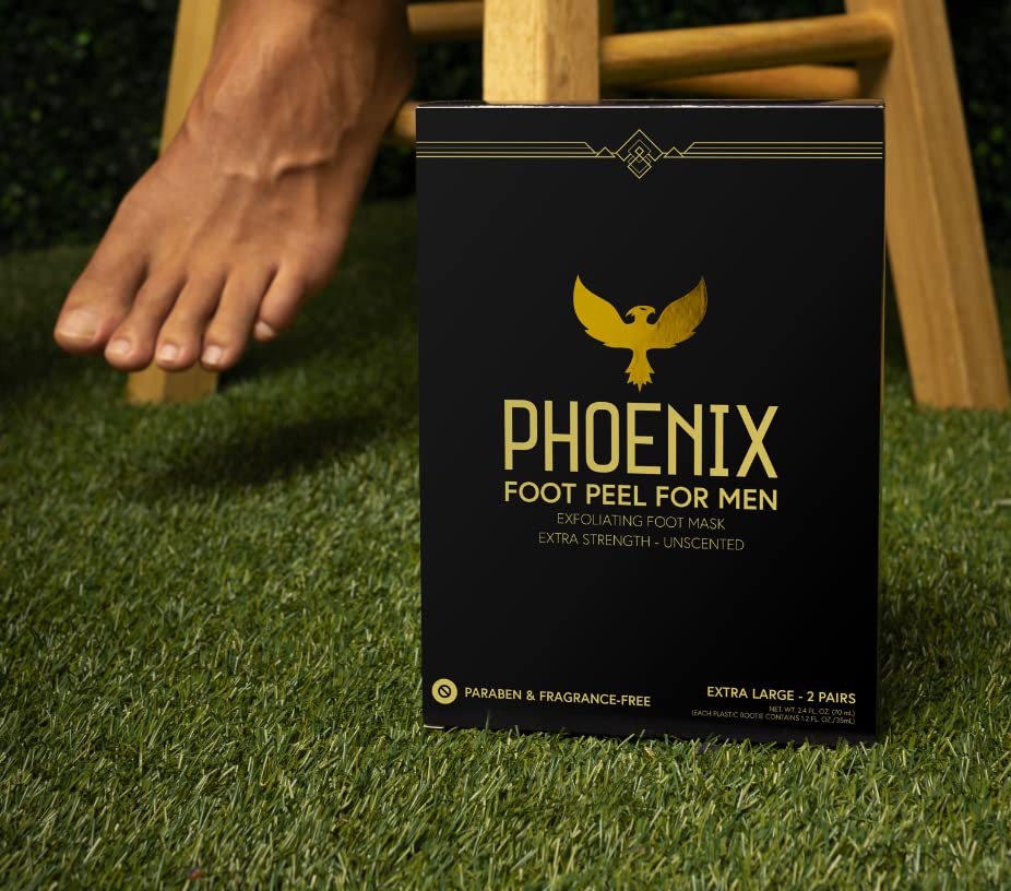 Phoenix Foot Peel – pack double pratique pour deux applications.
