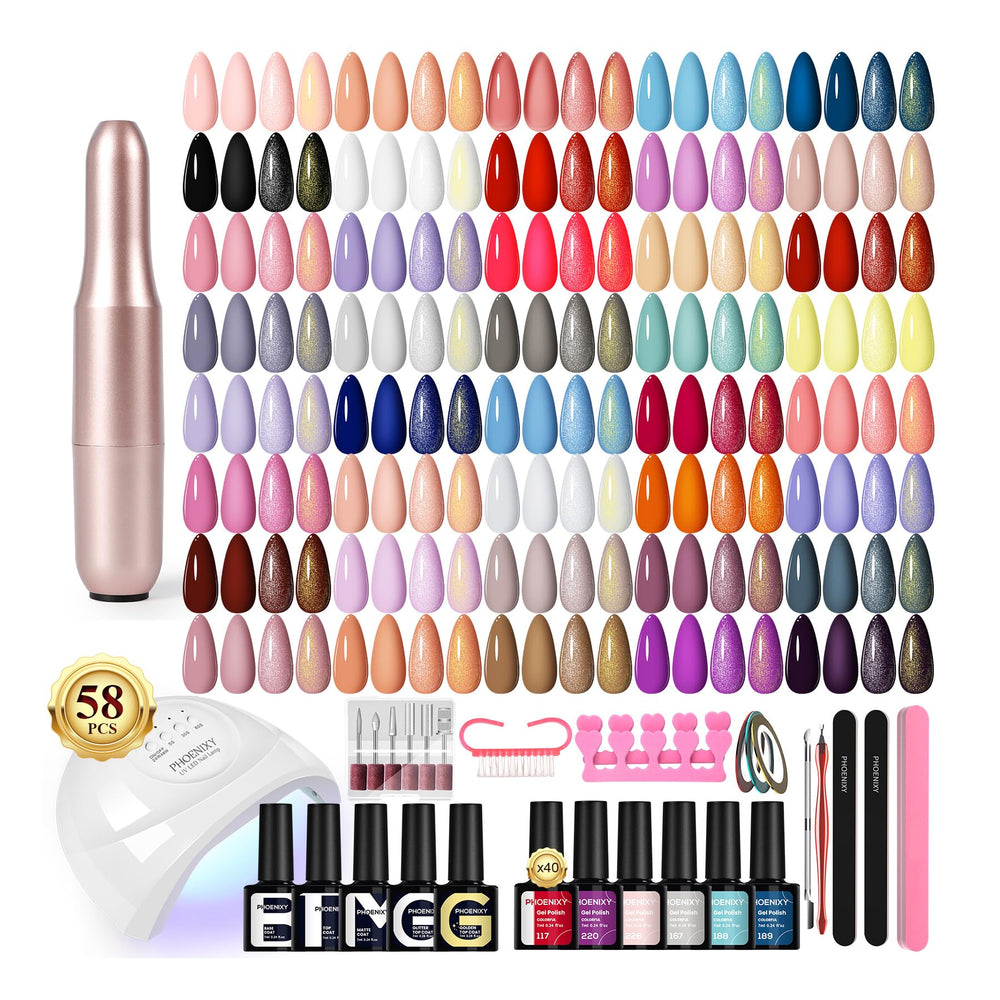 Kit PHOENIXY 58 pièces, ensemble complet pour salon à domicile.