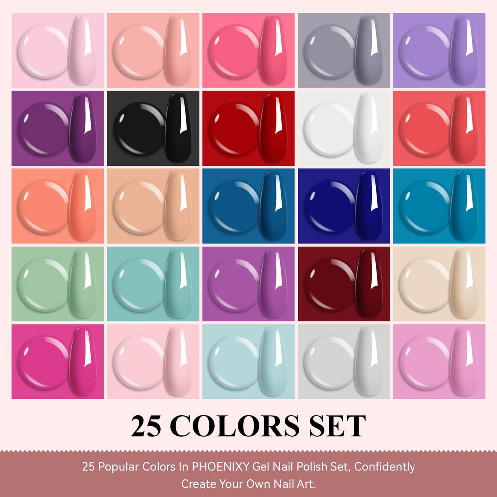 Phoenixy vernis gel couche-base transparente – préparation idéale des ongles.