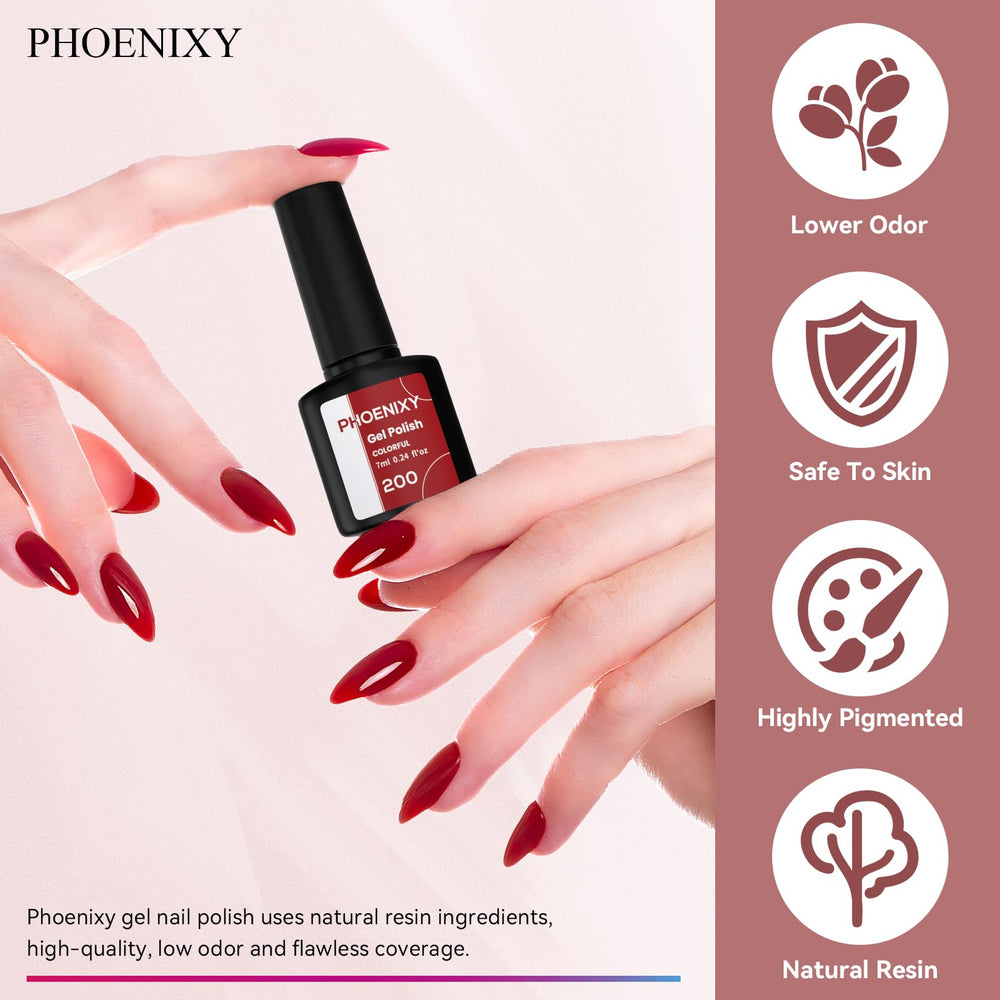 Phoenixy vernis gel paillettes argent – brillance métallique moderne.