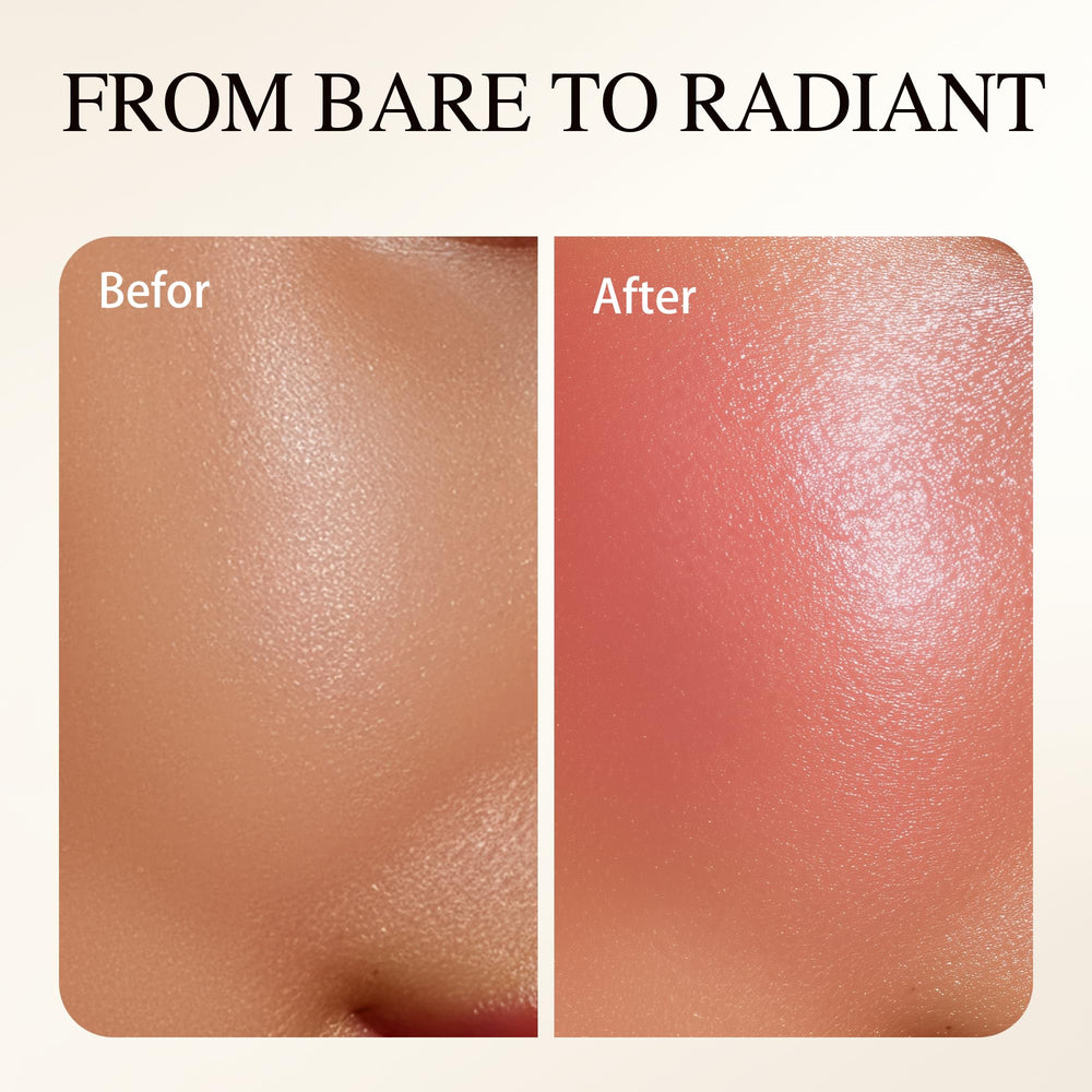 PHOFAY blush lumineux éclat nacré fin sans paillettes excessives