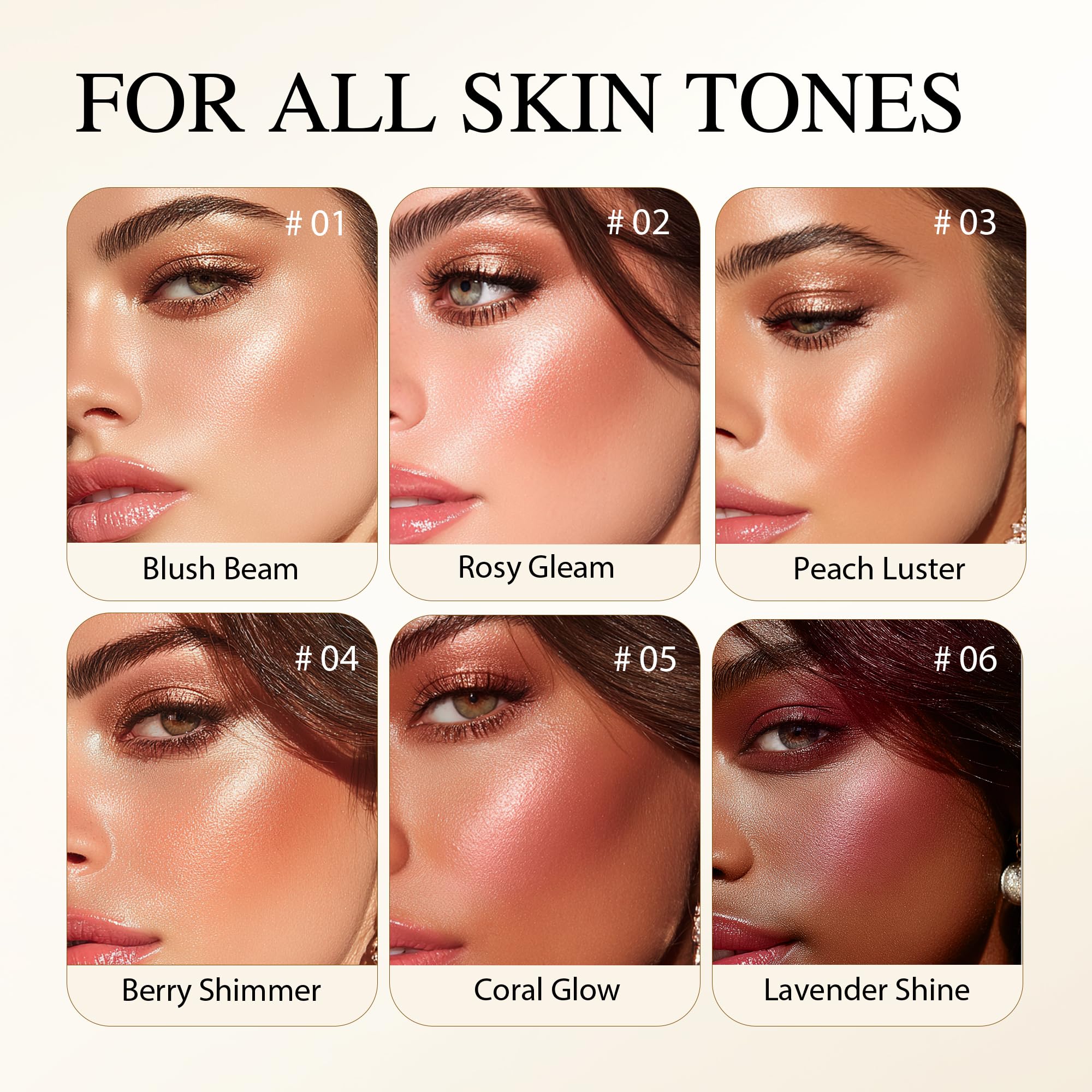 PHOFAY poudre blush lumineuse : réduction de l effet pores