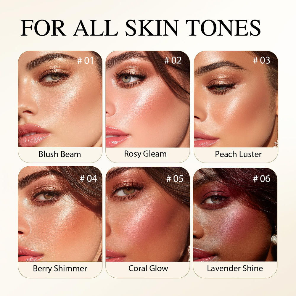 PHOFAY poudre blush lumineuse : réduction de l effet pores