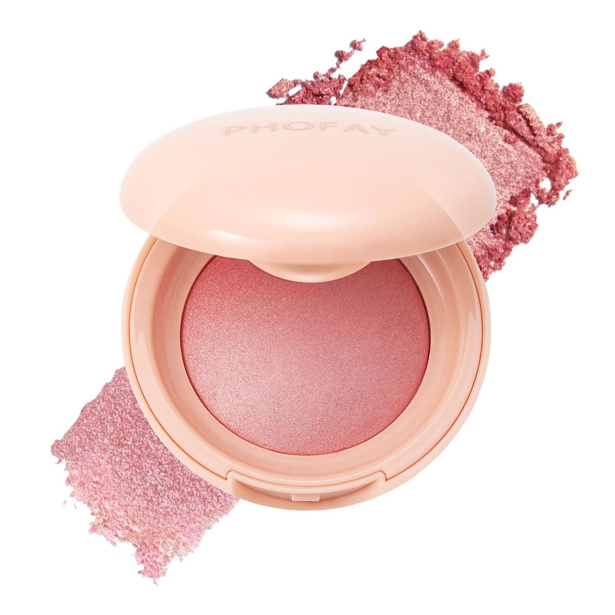 PHOFAY Poudre lumineuse blush texture ultra-fin pour une finition douce et naturelle