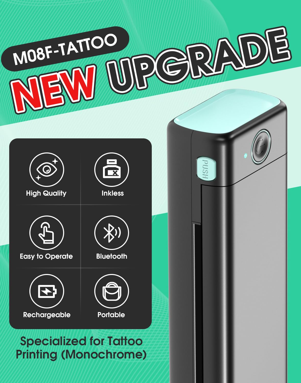 Batterie rechargeable 1200 mAh pour Phomemo M08F