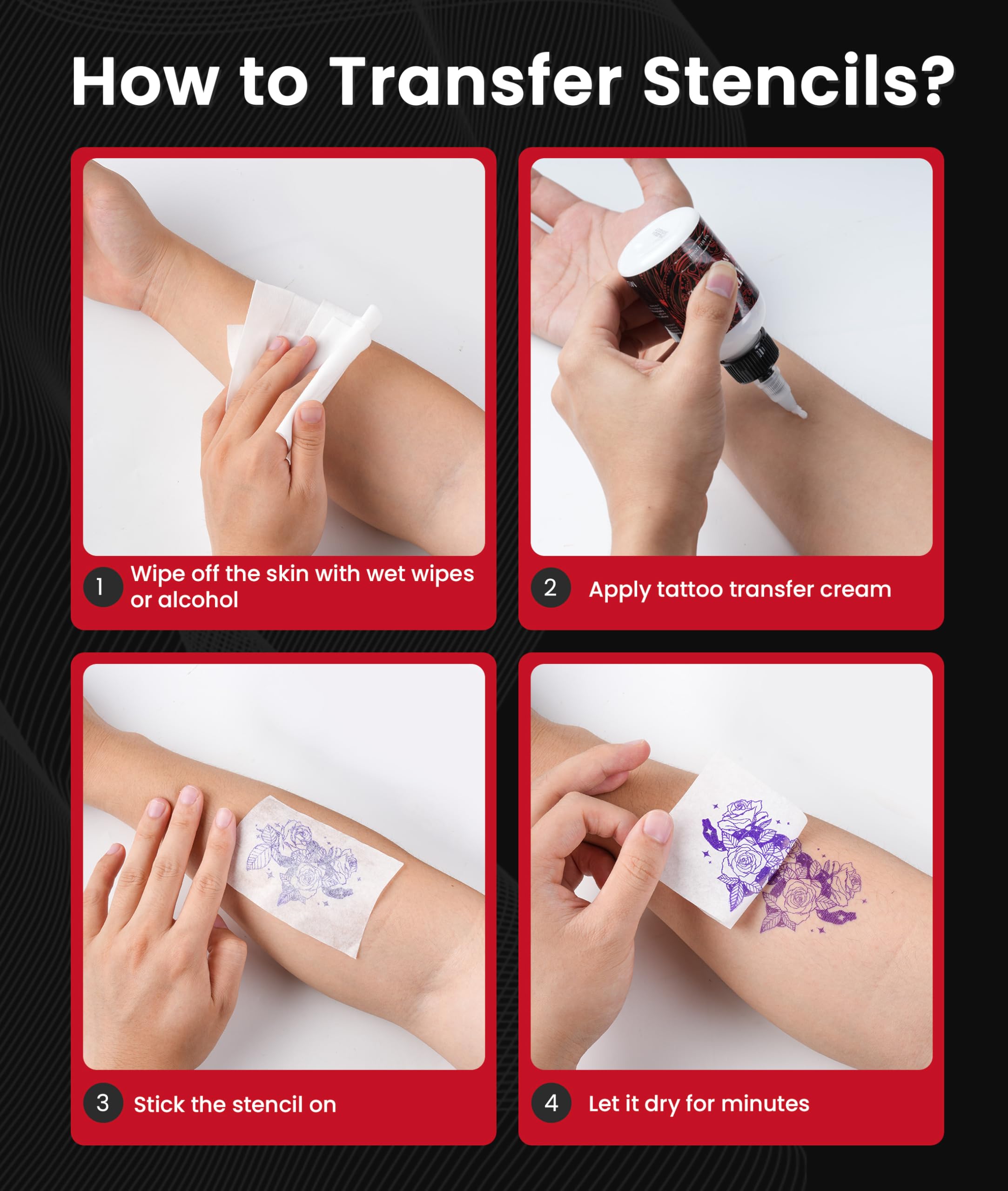 Design compact et léger, idéal pour artistes tatoueurs en déplacement.