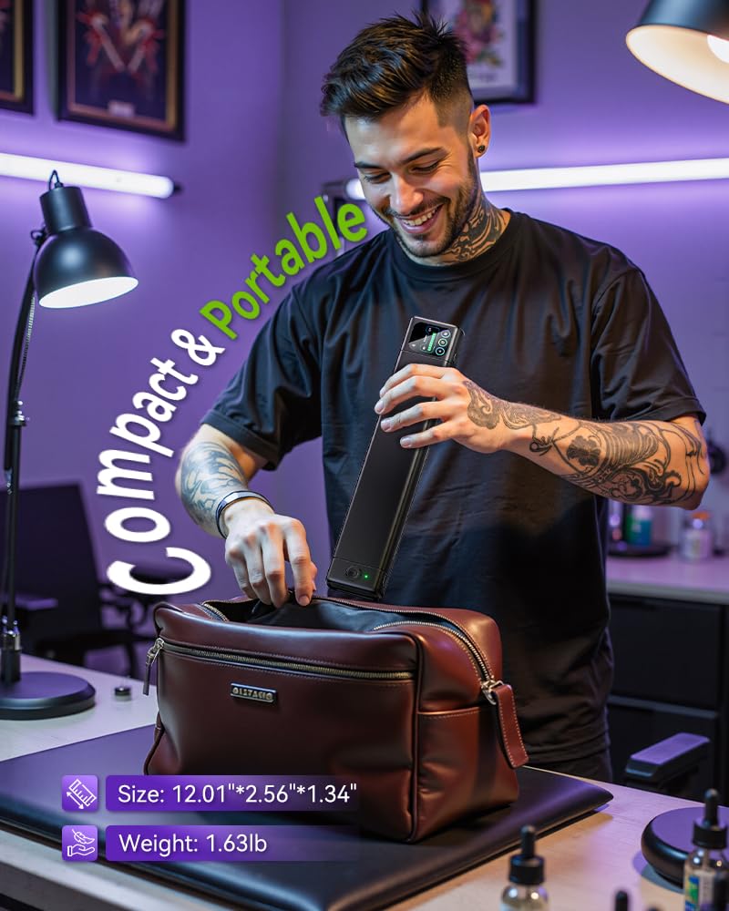 Utilisation professionnelle par artistes, facile et efficace en déplacement.