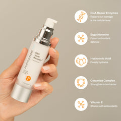 Photozyme Sérum DNA Jeunesse, texture-peau, offre une sensation soyeuse dès l'application.