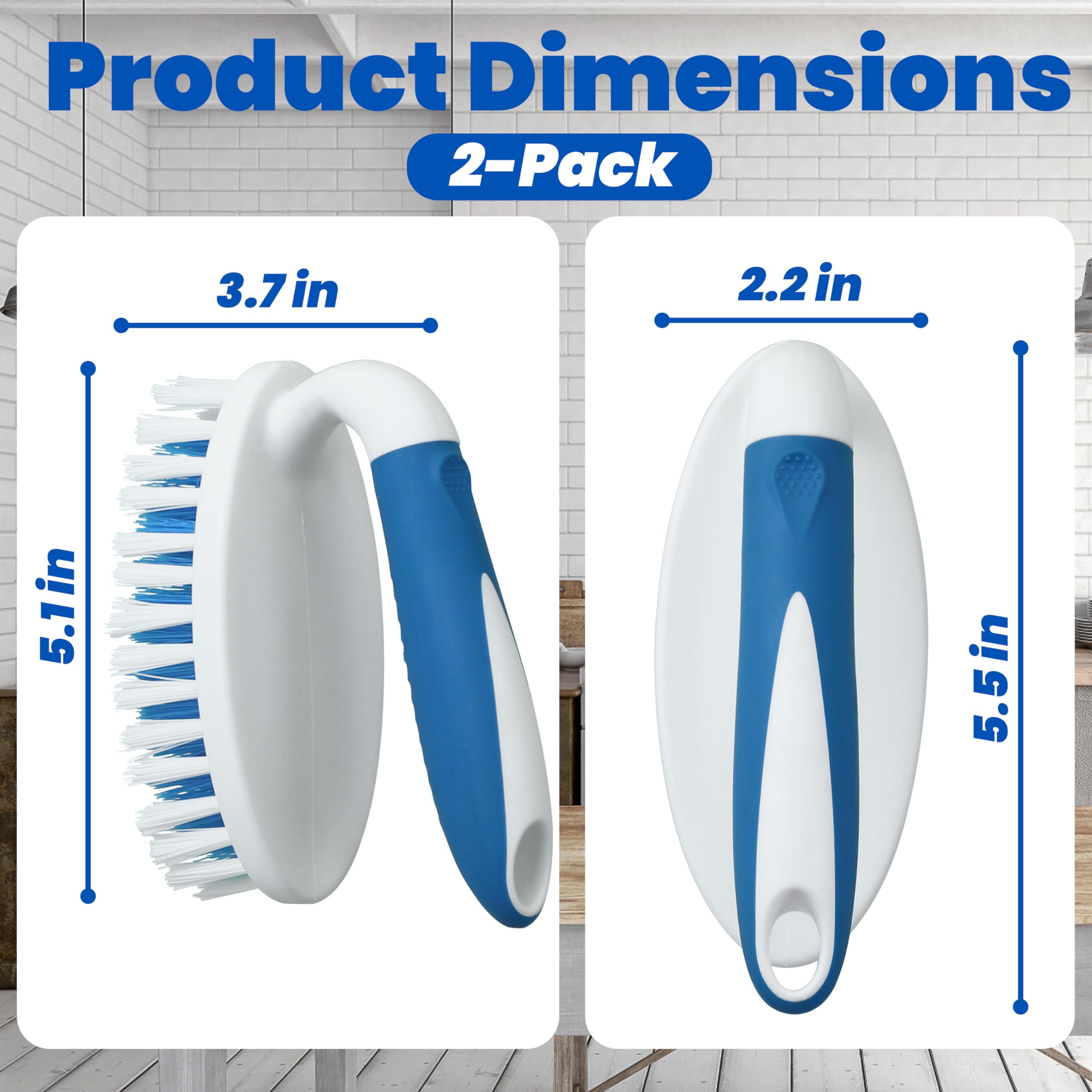 PHYEX brosse pour douche: prise en main élevée et nettoyage en profondeur
