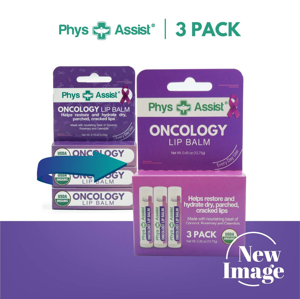 PhysAssist baume à lèvres Oncology – formule biologique et certifiée.
