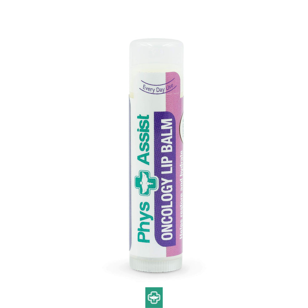 PhysAssist baume à lèvres Oncology – texture crème riche nourrissante.