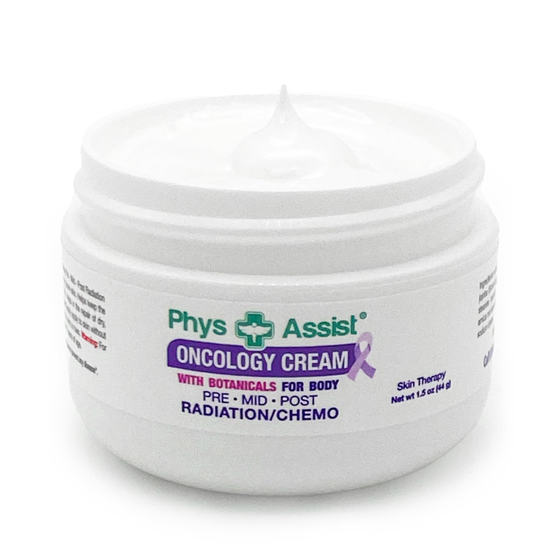 PhysAssist Oncology Cream – application avant traitement pour douceur ciblée.