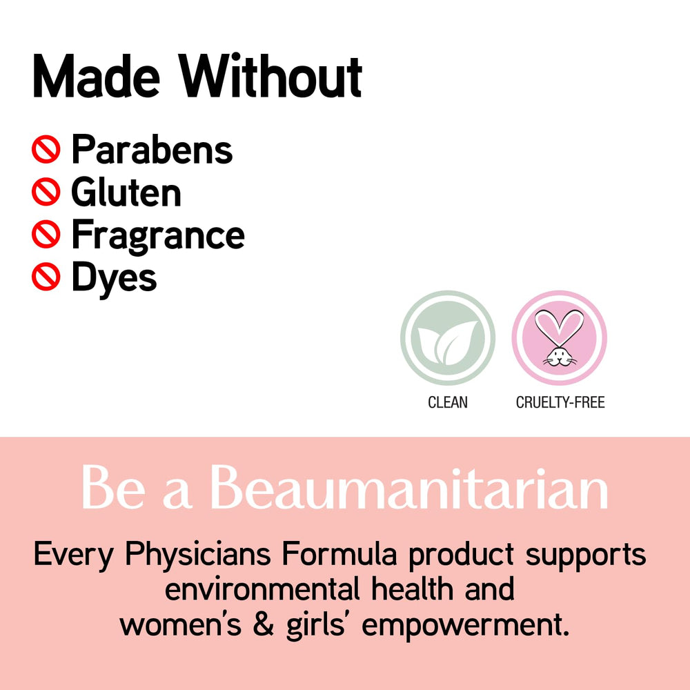 Physicians Formula Bronze Booster packaging reveals light-to-medium shade for sensitive skin