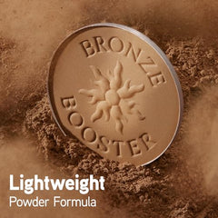 Physicians Formula Bronze Booster swatch on skin highlights instant, even tan with long-lasting appearance