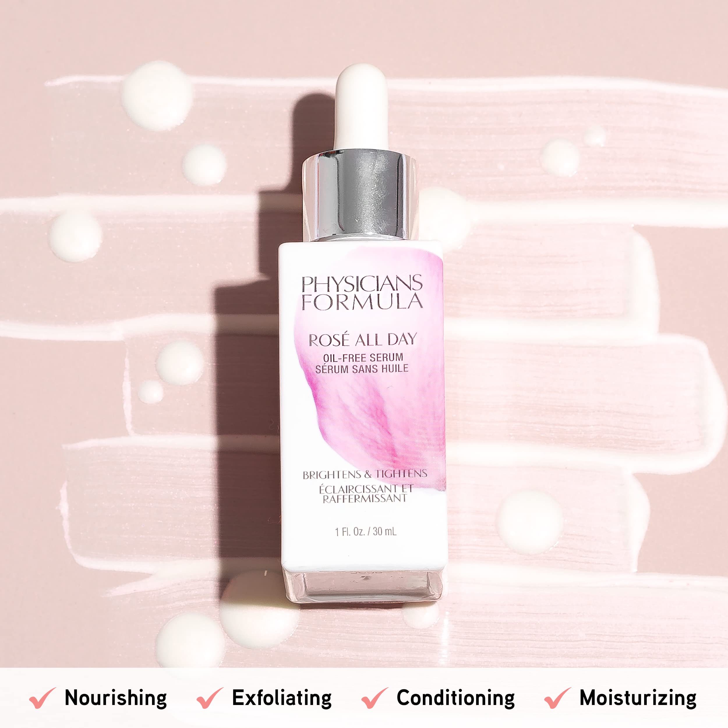 Collection beauté Physicians Formula présenté avec le sérum Rosé All Day