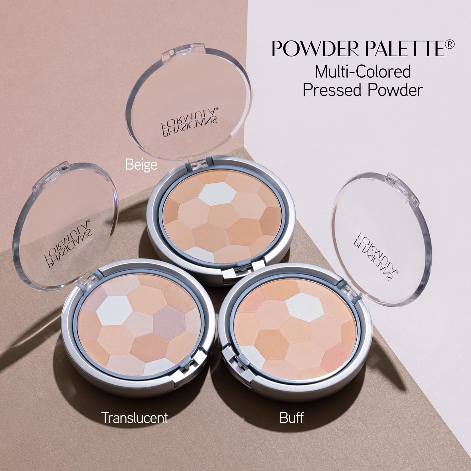 Emballage élégant de la palette Physicians Formula pour un maquillage pratique.