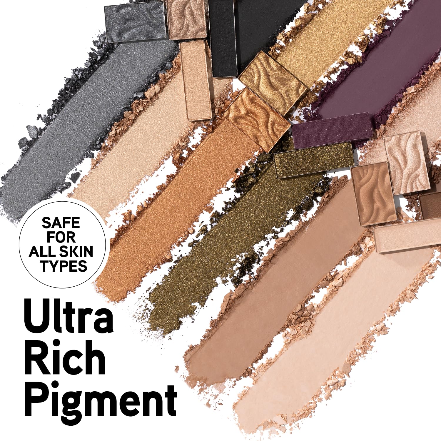 Palette Physicians Formula à 12 teintes ultra-crémeuses, idéale jour et nuit.
