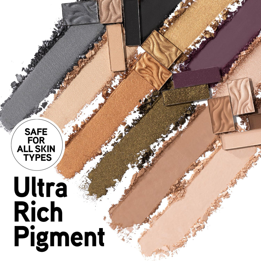 Palette Physicians Formula à 12 teintes ultra-crémeuses, idéale jour et nuit.