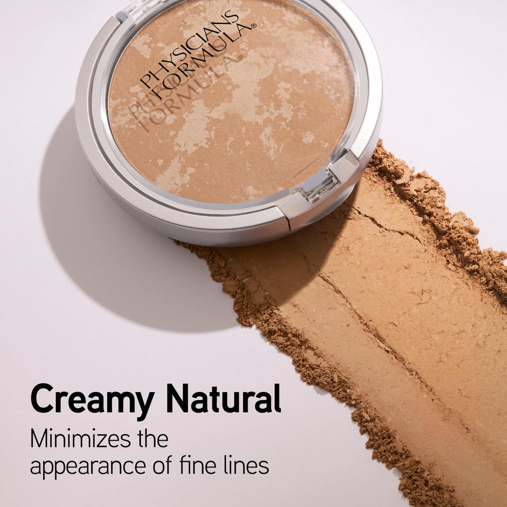Physicians Formula Mineral Wear Creamy Natural, éponge-blender air intégrée pour un fini lisse.