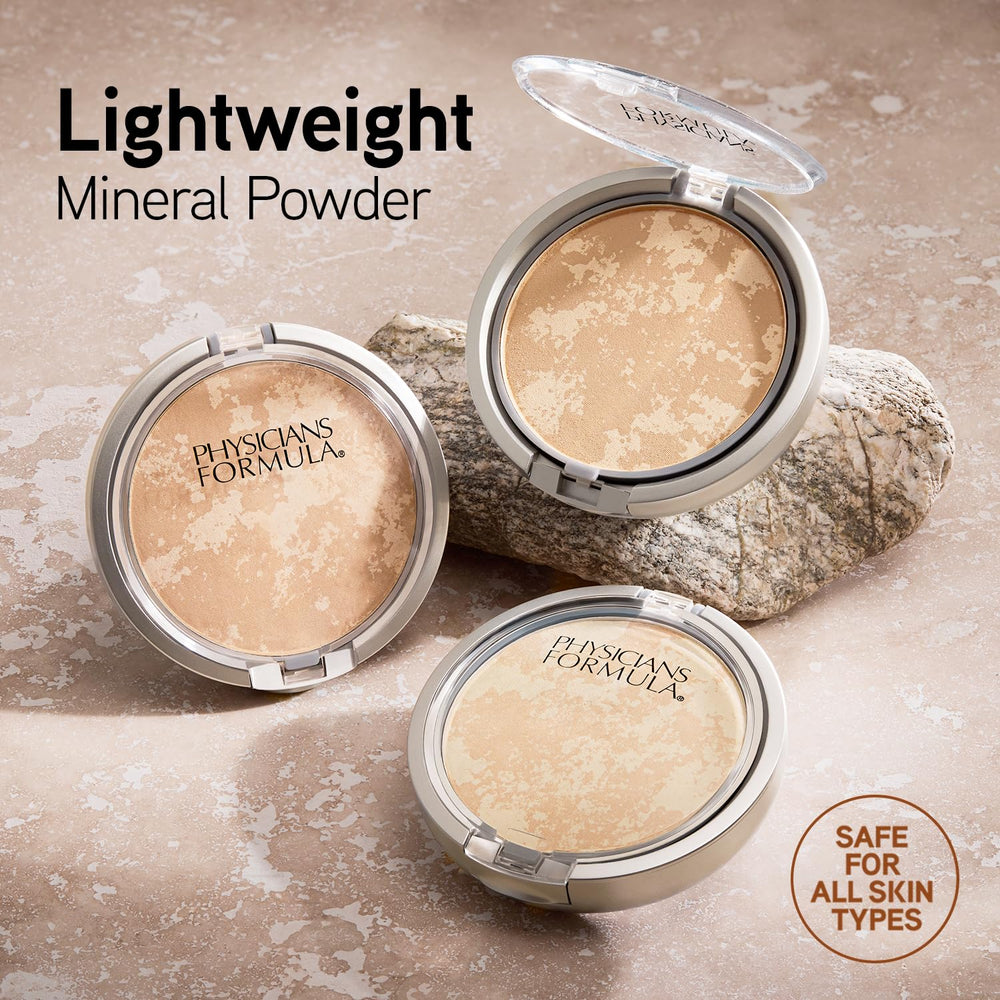 Physicians Formula Mineral Wear Creamy Natural, miroir intégré pour retouches discrètes en déplacement.
