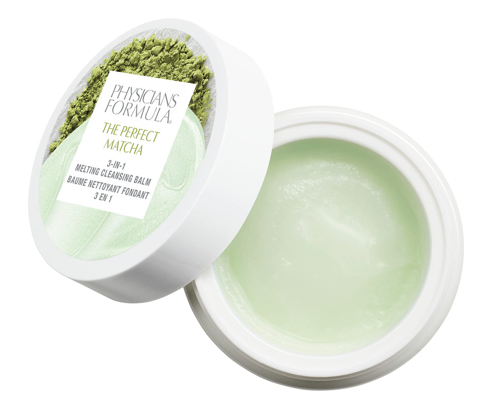 Lotus et thé vert Matcha apportant hydratation et confort lors du démaquillage.