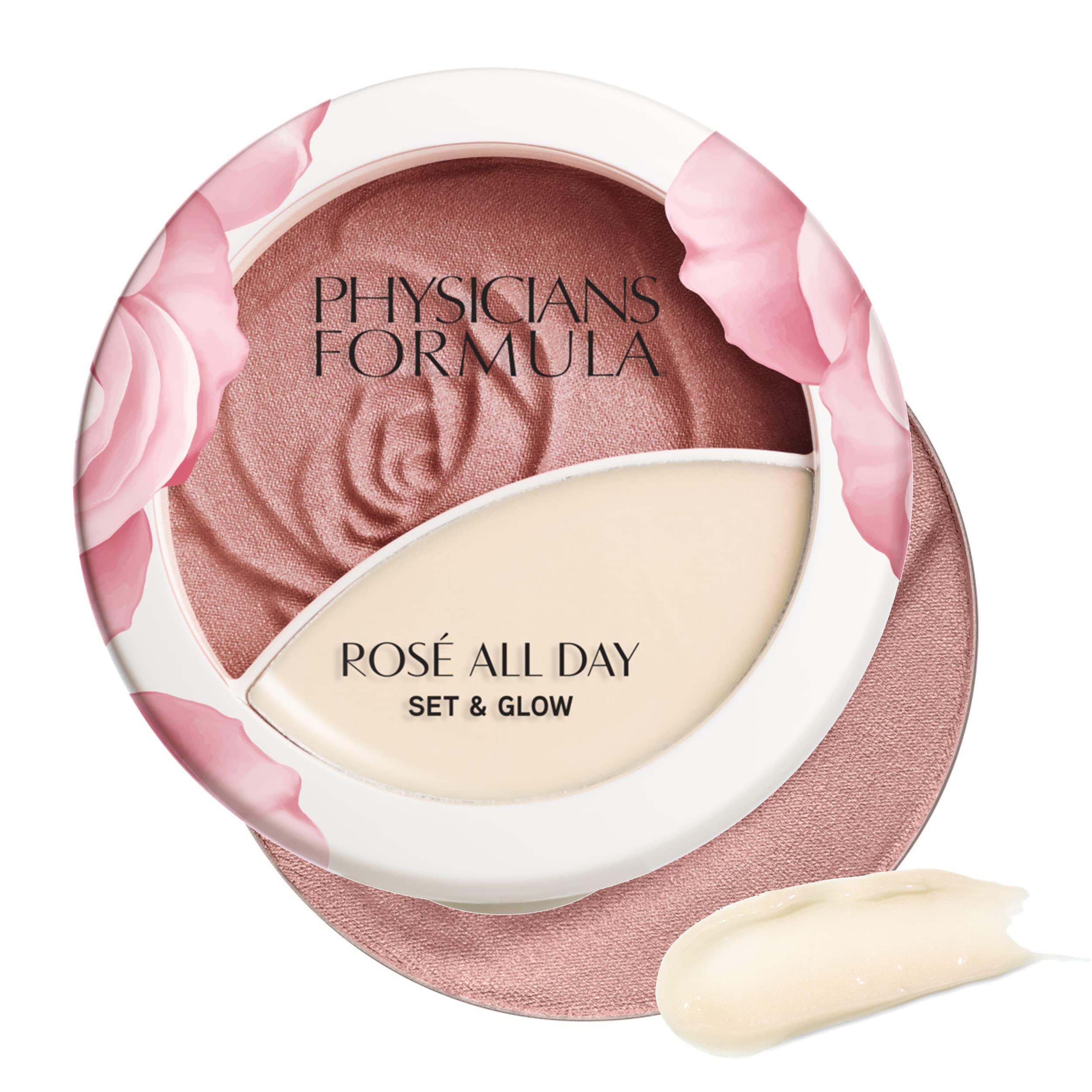 Physicians Formula Rosé All Day Set & Glow - poudre illuminatrice pour teint lumineux et naturel
