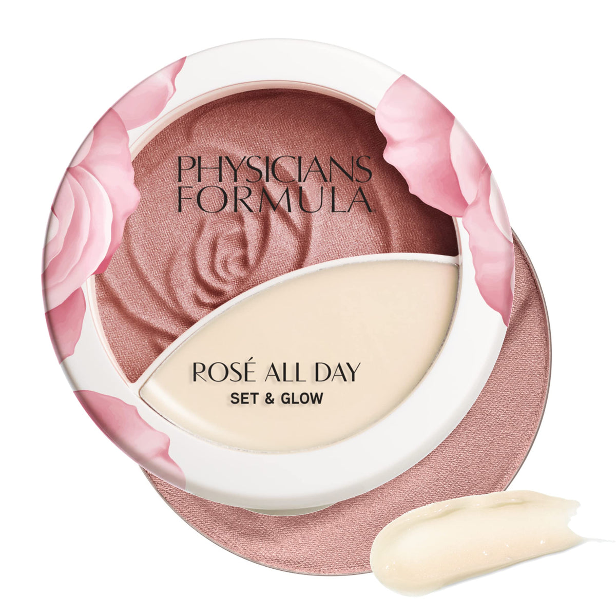 Physicians Formula Rosé All Day Set & Glow - poudre illuminatrice pour teint lumineux et naturel