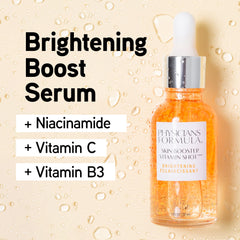 Physicians Formula Skin Booster Vitamin Shot – ingrédients vitamine C et réglisse ciblant les zones irrégulières.