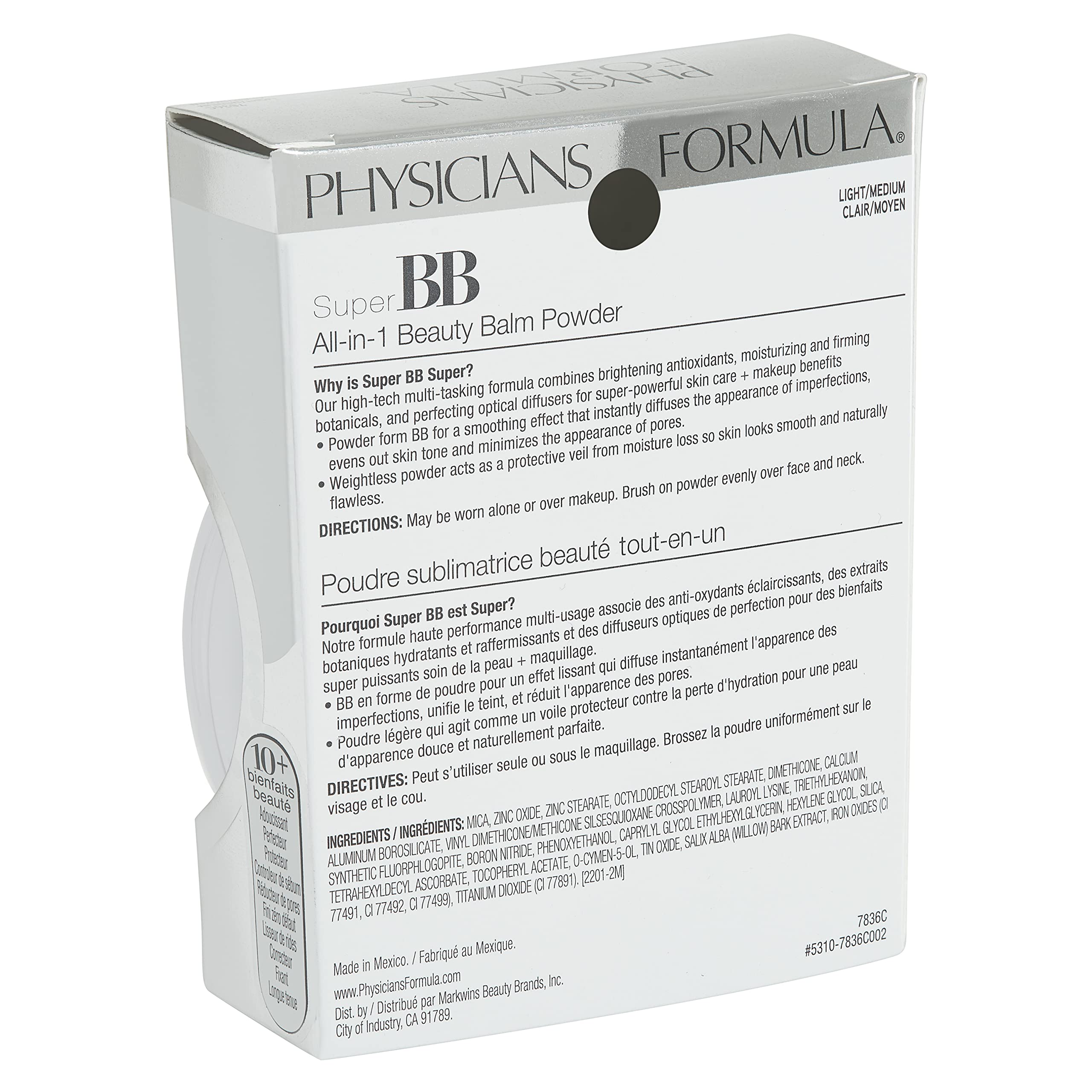 Physicians Formula Super BB Cream beauté saine sans irritants.