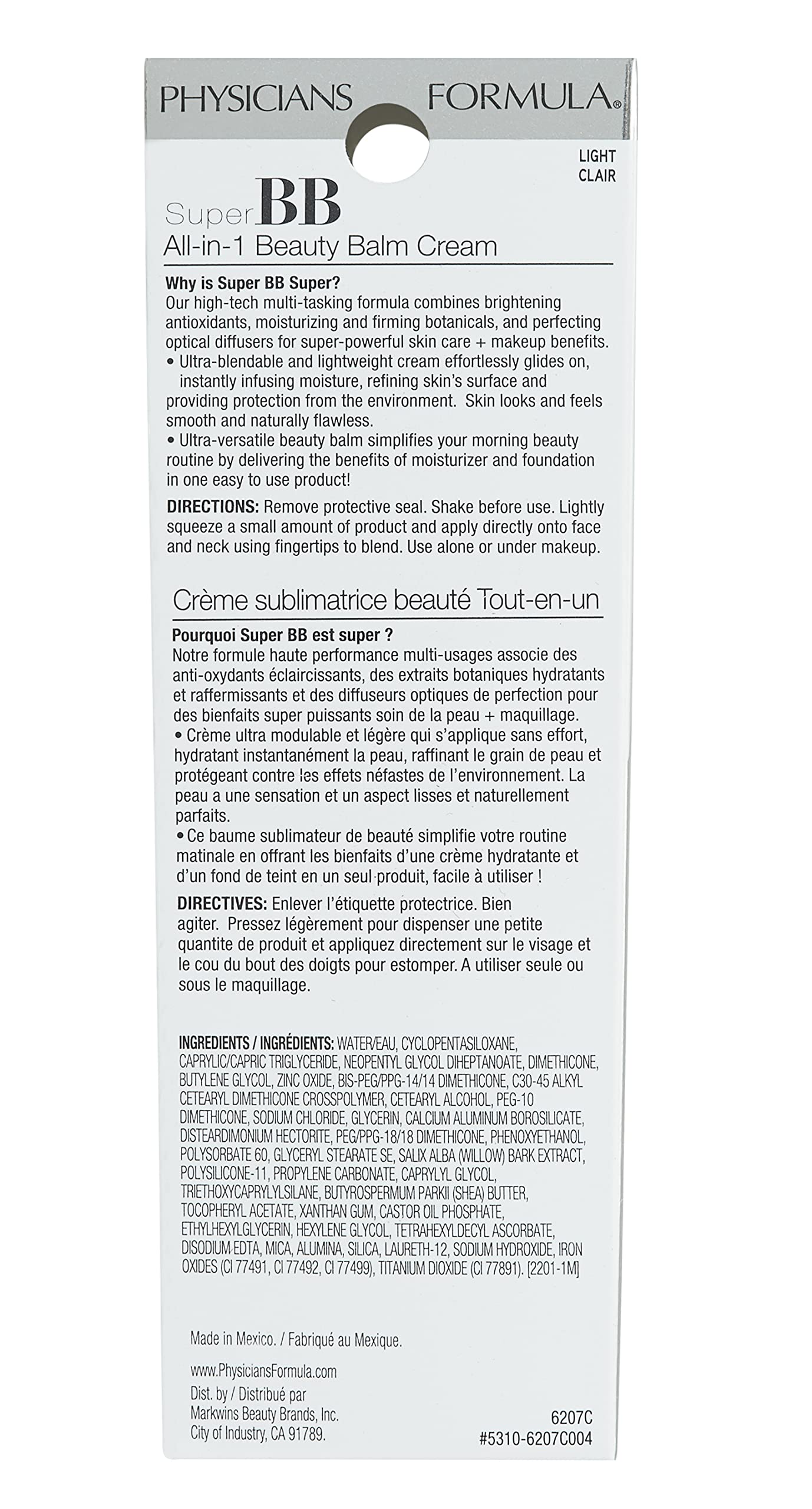 Fini satin du Super BB Cream apportant éclat discret
