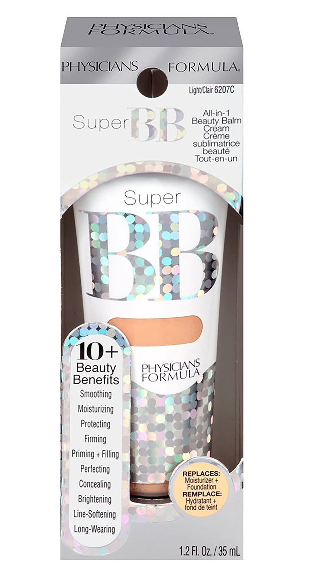 Texture crème légère du Super BB Cream prête à l’application facile