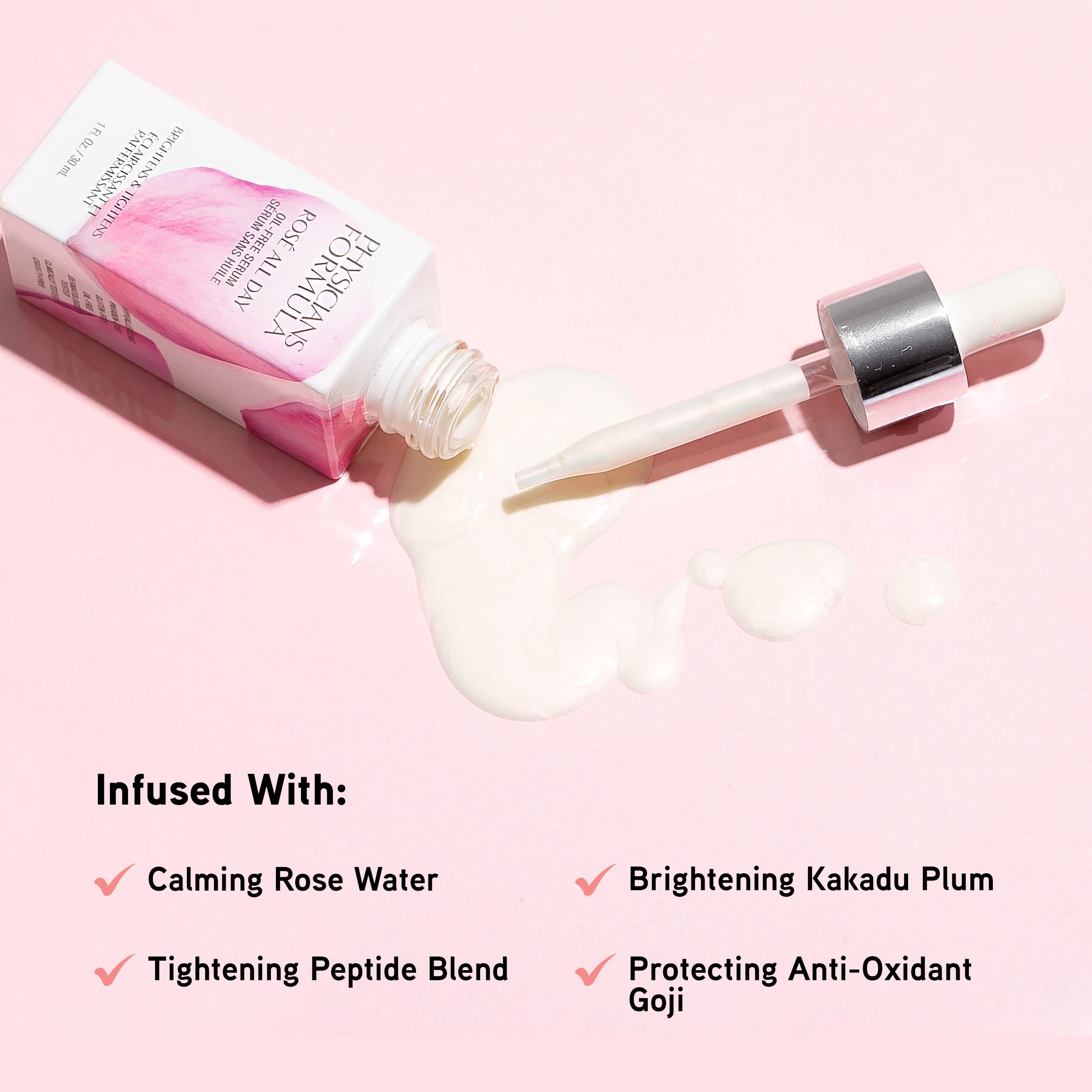 Physicians Formula Rosé All Day Serum – Kakadu Plum et vitamine C pour lumière