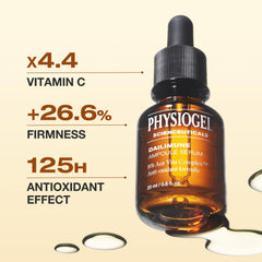 Absorption rapide du sérum Physiogel, peau plus douce.