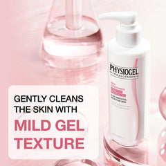 PHYSIOGEL Formule sans sulfates: nettoyage doux sans dessécher.