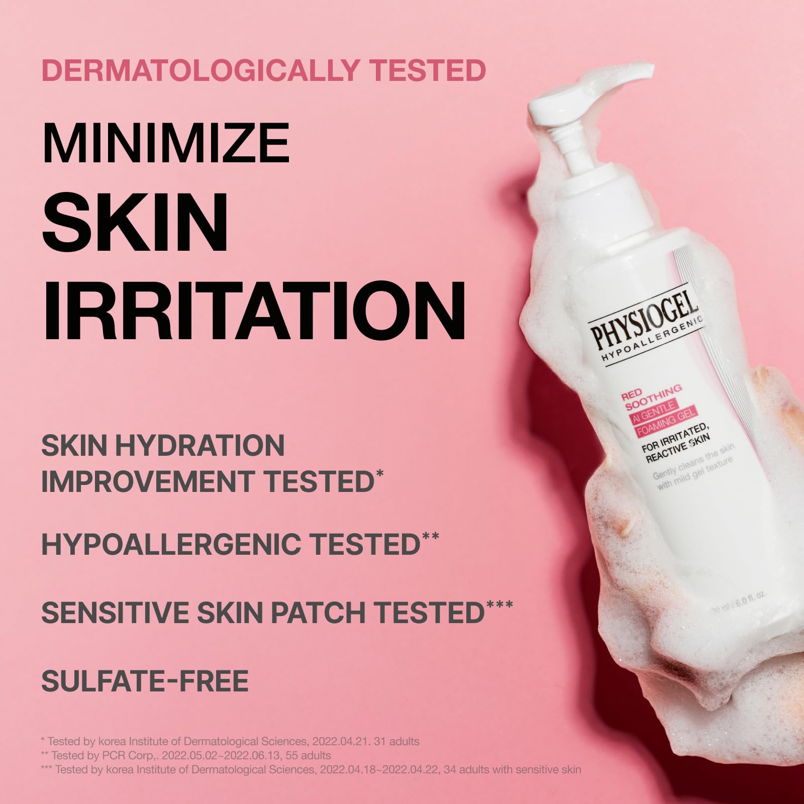 PHYSIOGEL Soin peau sensible: routine quotidienne douce et hypoallergénique.