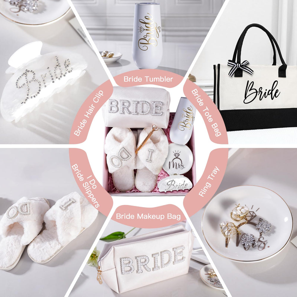 Physkoa trousse maquillage mariée, grand rangement pour produits beauté.