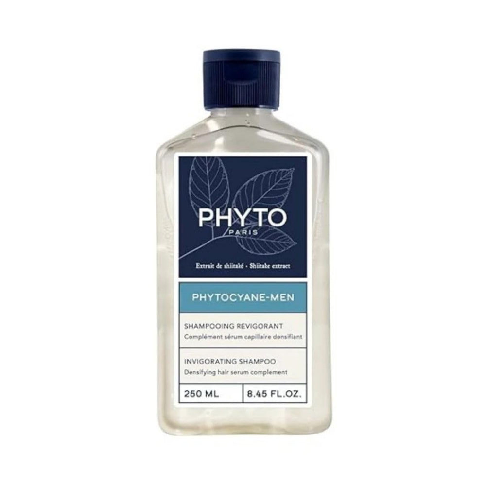 PHYTOCYANE Men – Shampoing en bouteille, soin rafraîchissant pour cuir chevelu.